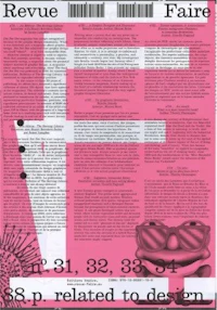 revue fair - a magazine with a pink cover